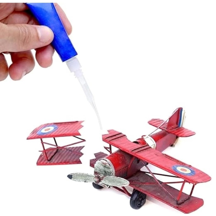 Yapıştıcı Mikro Uçları Plastik Yapıştırıcı Şişe Uçları Şırınga Ucu 10 Adet