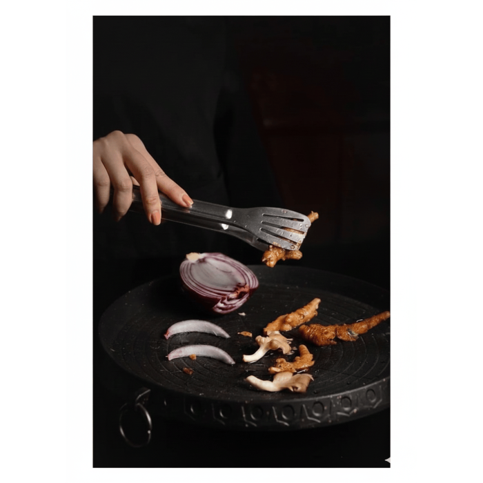 Maşa Paslanmaz Barbekü Maşası - 25 Cm Mutfak Ekmek Maşası