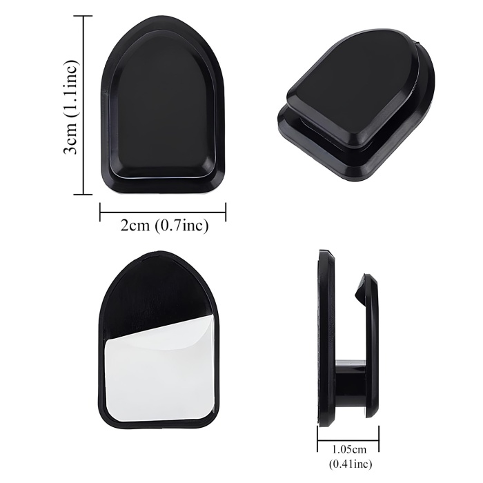 Kablo Düzenleyici Toplayıcı Sabitleyici Yapışkanlı Kablo Tutucu Organizer Askı Kanca 10 Adet