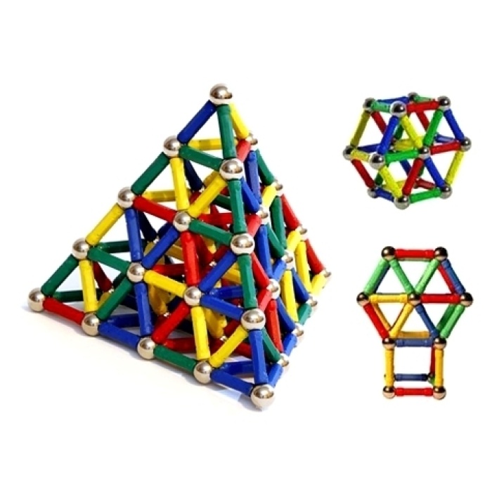 Magnastix 222 Parça Manyetik Lego Seti