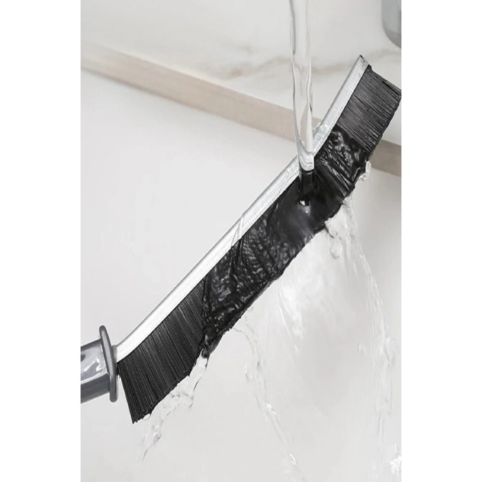 5 Adet İnce Kıl Fırça Banyo Mutfak Pencere Oluk Klozet Kenarı Kavisli Detay Temizleme Fırçası