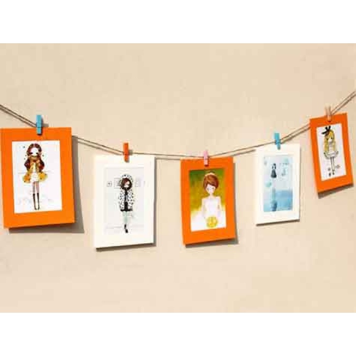 Mandal Mini Ahşap Mandal (10 Adet)