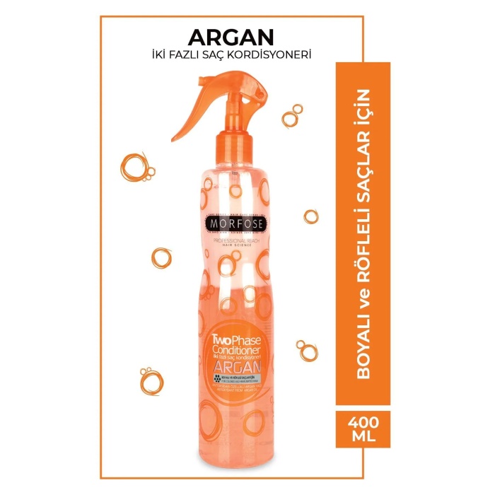 Argan Çift Fazlı Kondisyoner Fön Suyu 400 ML  - mrfs
