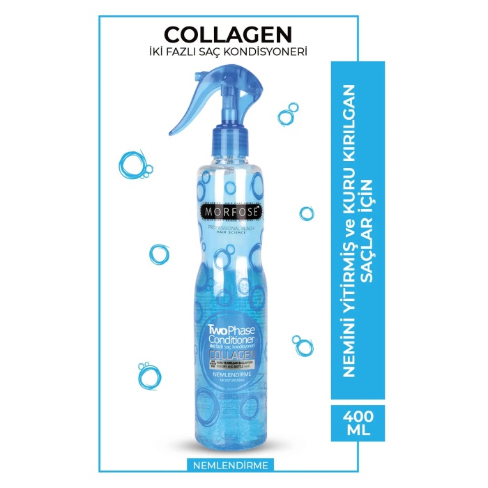 Kolajen Çift Fazlı Kondisyoner Fön Suyu 400 ML - mrfs