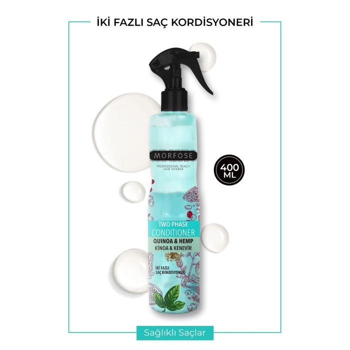 Çift Fazlı Kinoa & Kenevir Kondisyoner Fön Suyu 400 ML - mrfs