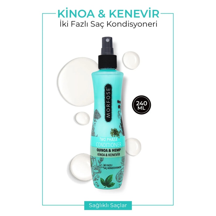 Çift Fazlı Kinoa & Kenevir Kondisyoner Fön Suyu 240 ML - mrfs