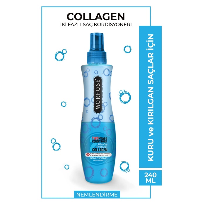 Kolajen Çift Fazlı Kondisyoner Fön Suyu 240 ML - mrfs