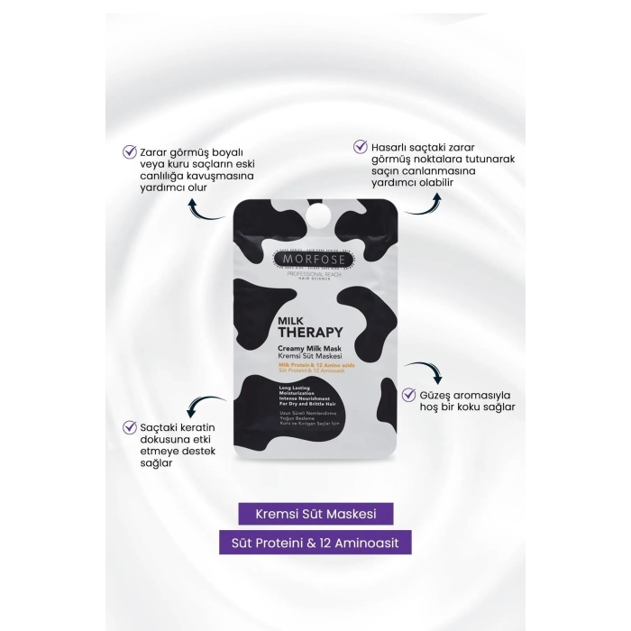 Milk Therapy Kremsi Süt Maskesi 25 ML (24 ADET) - Bakım ve Canlılık - mrfs