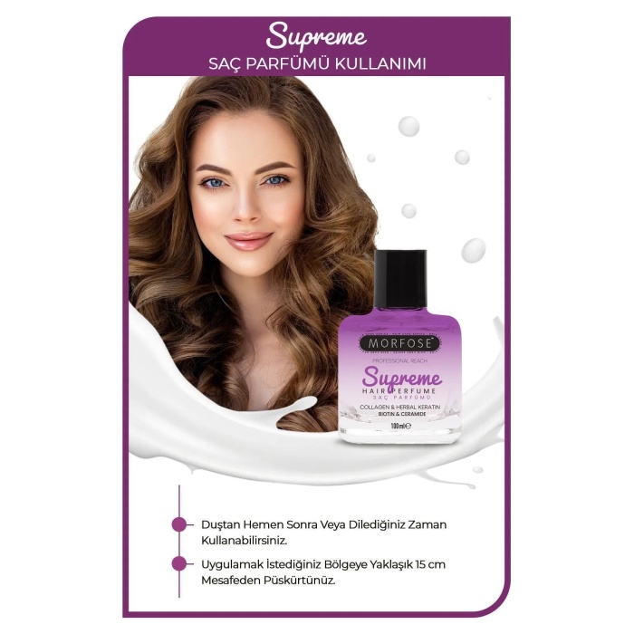 Supreme Saç Parfümü 100 ML - Mat ve Kuru Saçlar İçin - mrfs