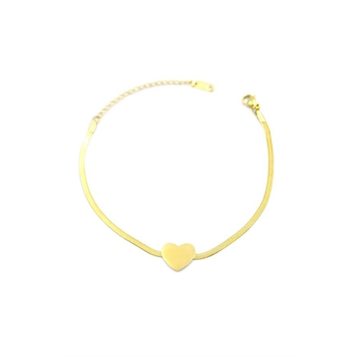 Kalp Bileklik - Altın