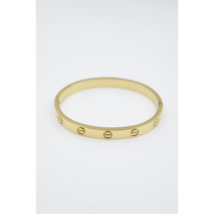 CRT Model Taşsız Bilezik - Altın