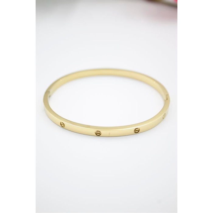 CRT Model Taşsız İnce  Bilezik - Altın