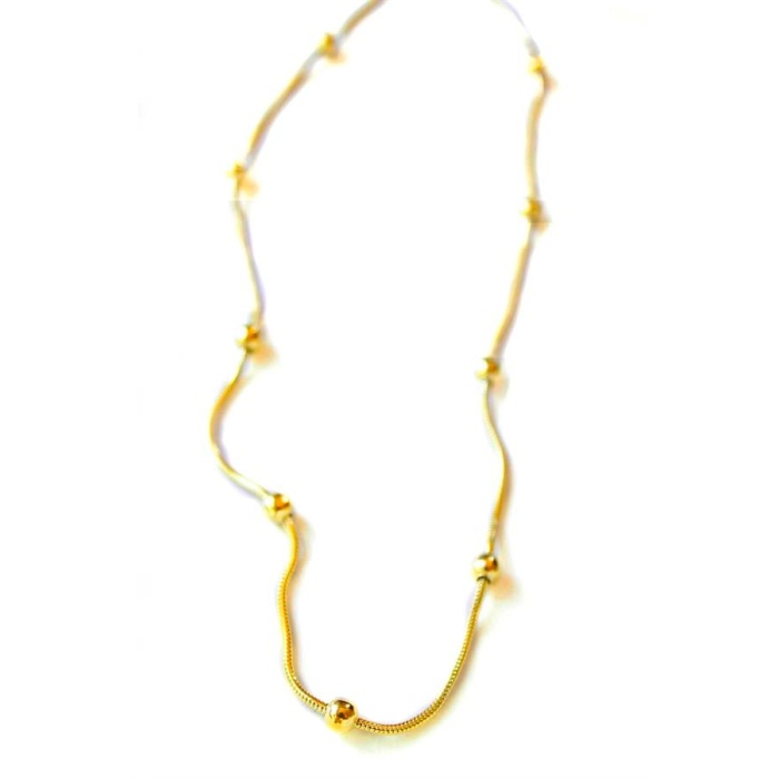 Top Zincir Kolye - Altın