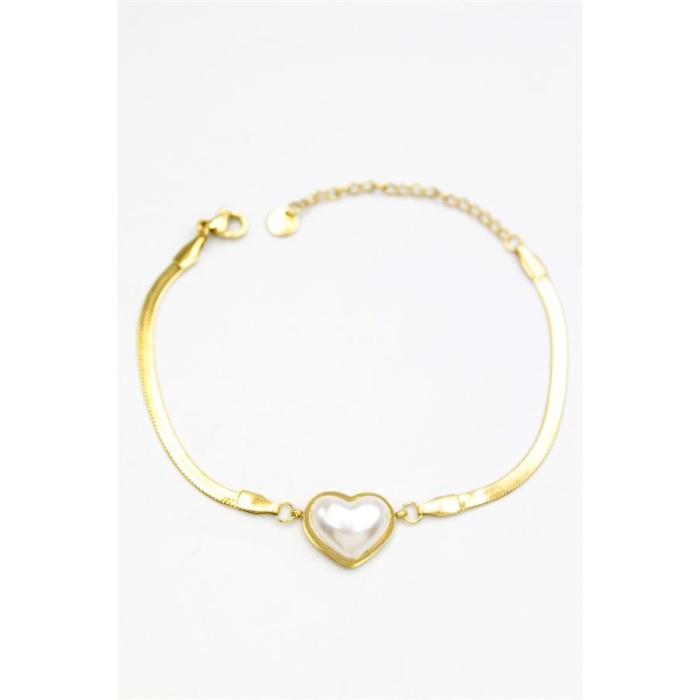 Kalp Bileklik - Altın