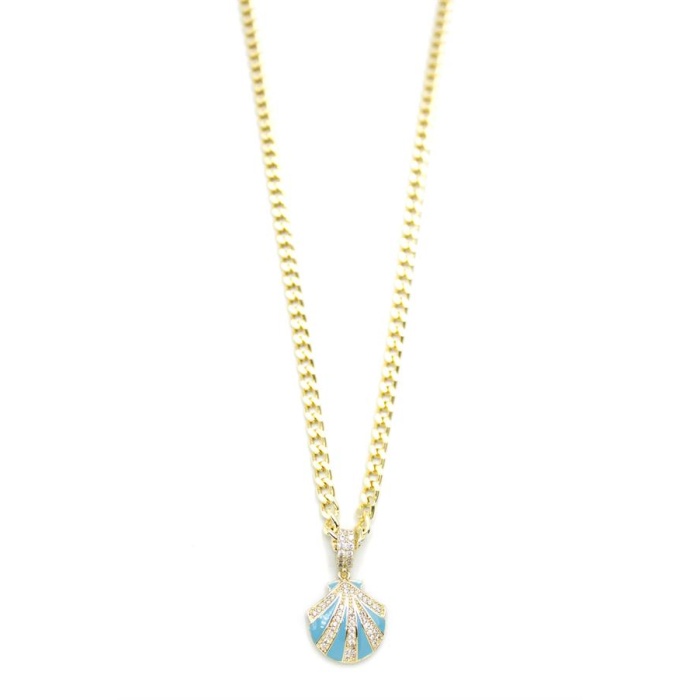 Deniz Kabuğu Kolye - Altın