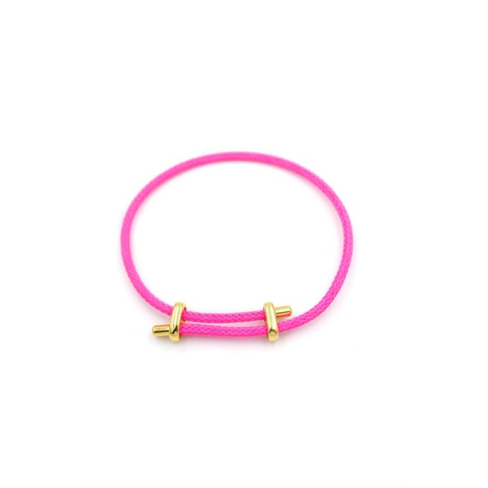 İp Bileklik - Fuşya