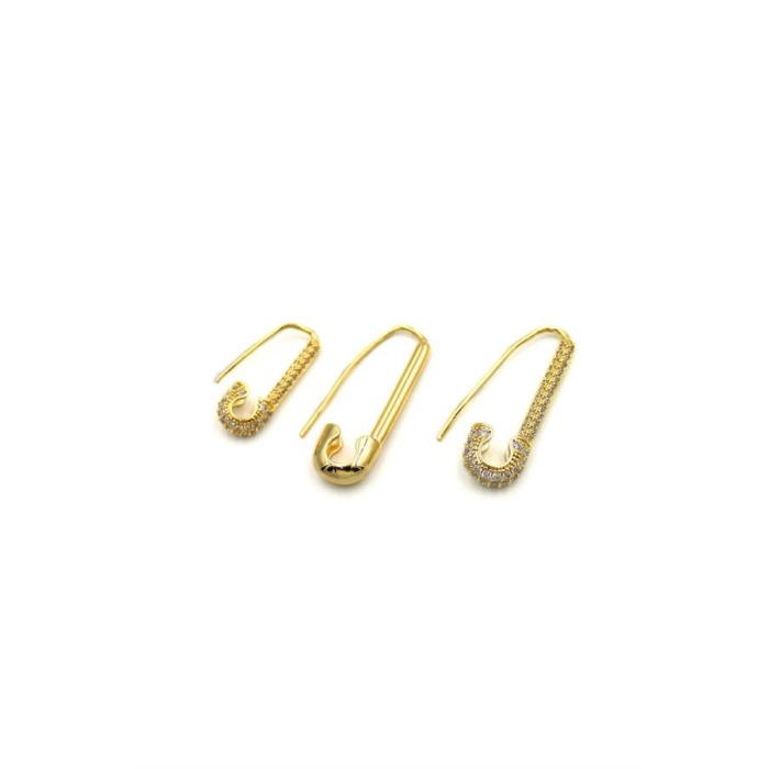 3lü Filkete Küpe - Altın