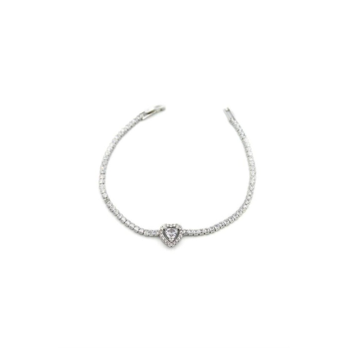 Kalpli Su Yolu Bileklik - Gümüş