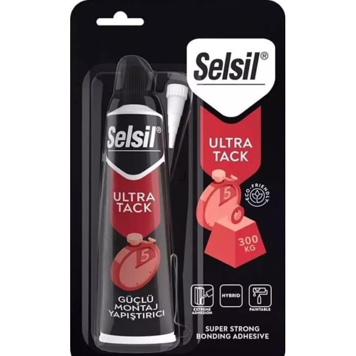 Selsil Ultra Tack Yapıştırıcı 50 ml Beyaz