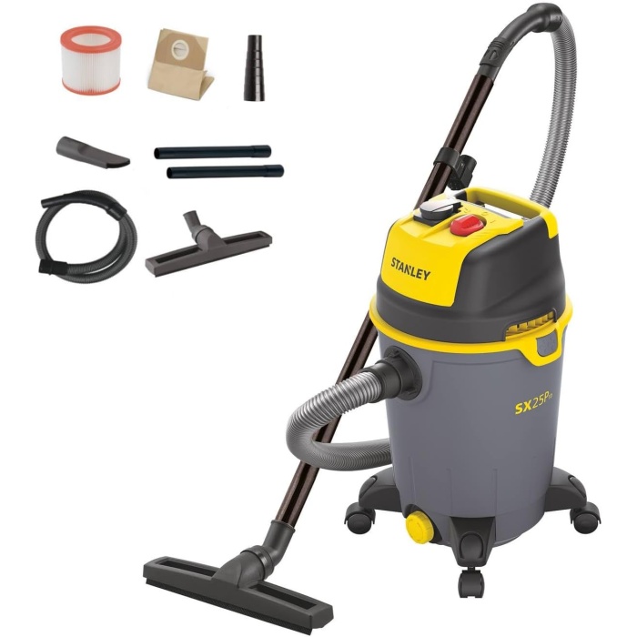 Stanley SXVC25PTDE 1200 W 25 LT Islak/Kuru Elektrikli Süpürge