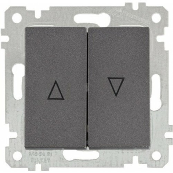 RİTA FÜME JALUZİ ANAHTARI (VİDALI) ÇERÇEVESİZDİR