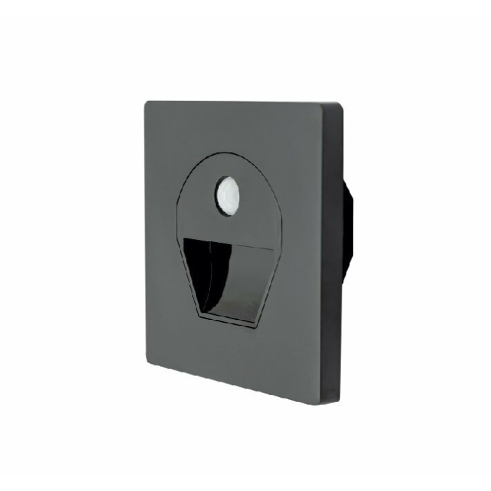 CATA 1W GÜNIŞIĞI SENSÖRLÜ KOR. MERDİVEN ARM. (SİYAH KASA)