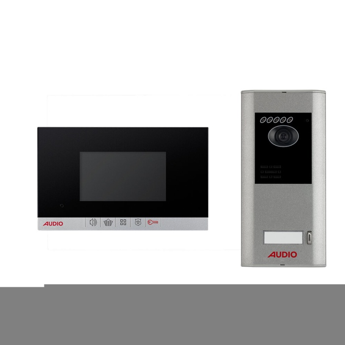 AUDIO 4,3 GÖRÜNTÜLÜ VİLLA SET BUS PLUS BEYAZ MEKANİK BUTON