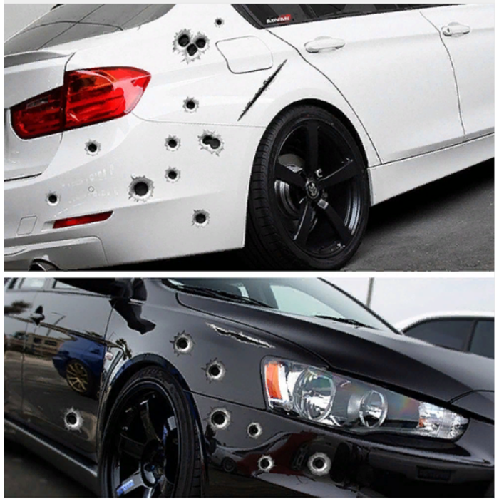 Araç Sticker Yara Bere Oto Sticker Yara Şeklinde 3D