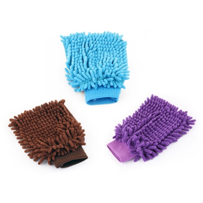 Mikrofiber Temizlik Eldiveni - Araç Yıkama Eldiveni Oto Yıkama Temizleme Cila Eldiveni