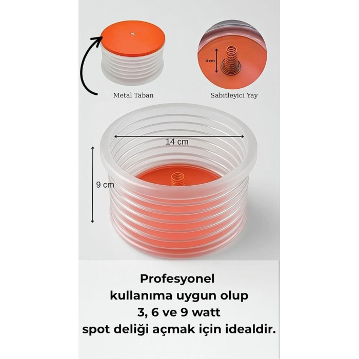 Ennalbur 14 cm Körüklü Toz Tutucu Vantuzlu