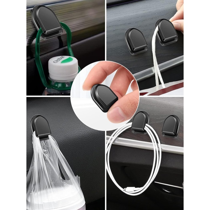 Kablo Düzenleyici Toplayıcı Sabitleyici Yapışkanlı Kablo Tutucu Organizer Askı Kanca 10 Adet