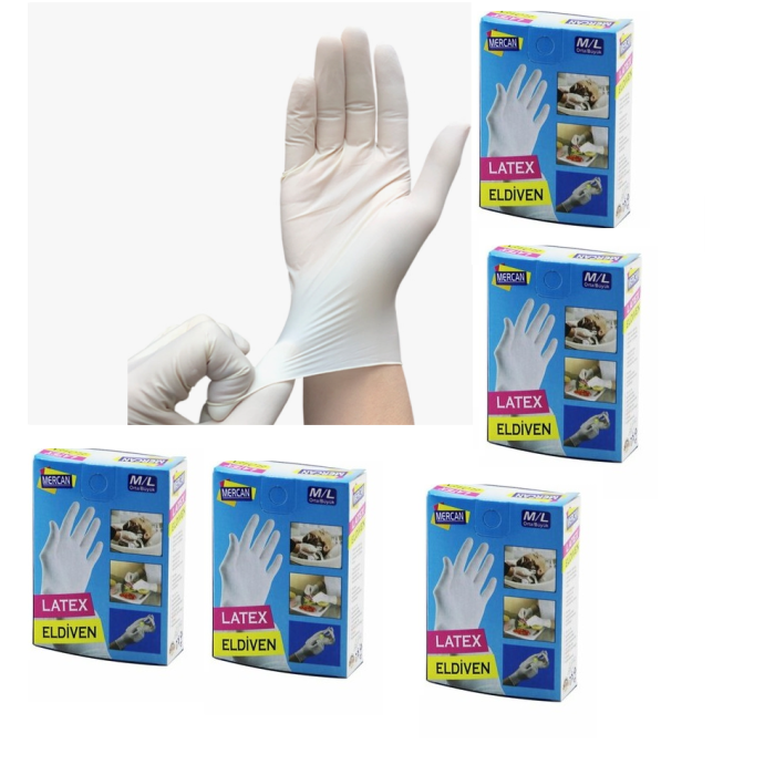 Eldiven Latex Eldiven Muayene Eldiveni M/L 30 Adet