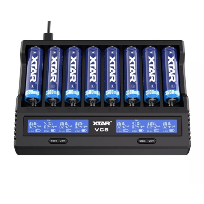 VC8 Sekizli Li-ion / NI-CD / NI-MH Pil Şarj Cihazı