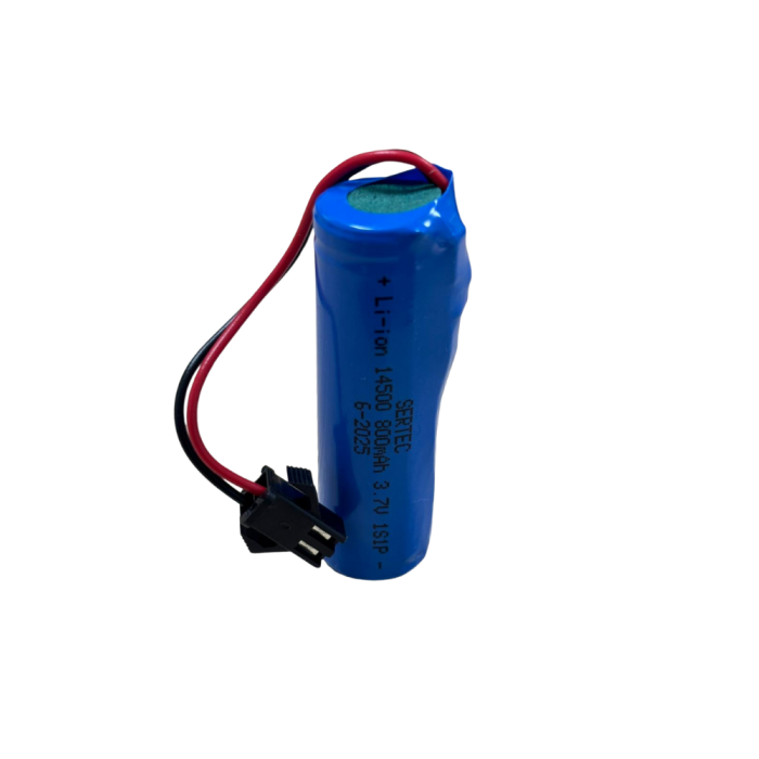 SERTEC 14500 800 Mah 3.7V  1S1P Devreli Soketli Oyuncak Pili