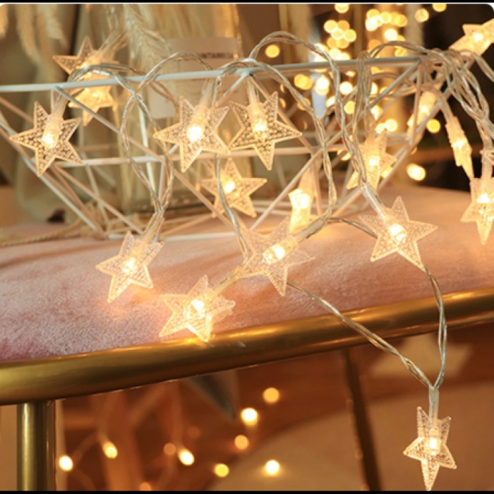 Yıldız 10m 60 Led Gün Işığı Yıldız Boyutu 3,5 Cm MZ-16-17