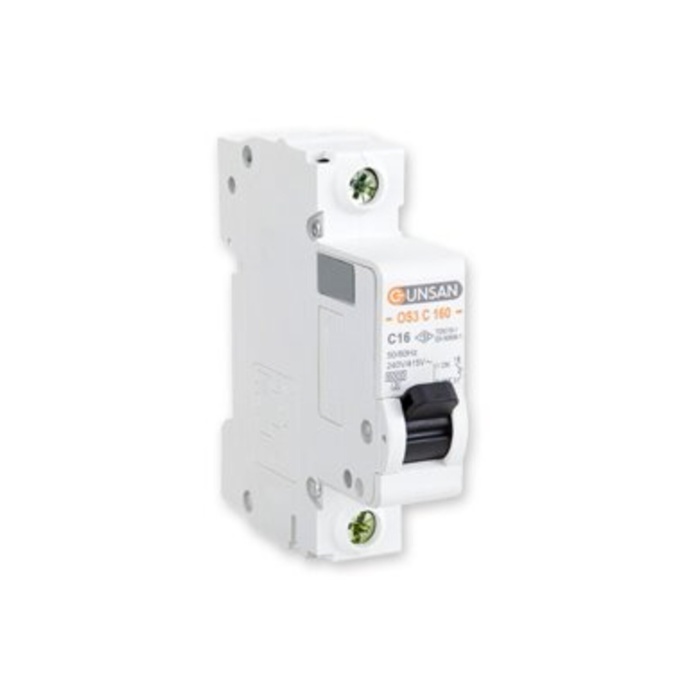 Günsan Valta 16a 1p C Tipi 6ka W Otomat (sigorta)