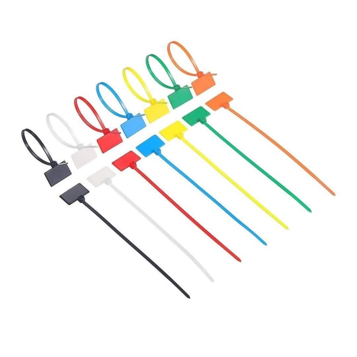 Ennalbur 22146 Renkli Hat Kablo Bağı 7 Renk 700 Adet