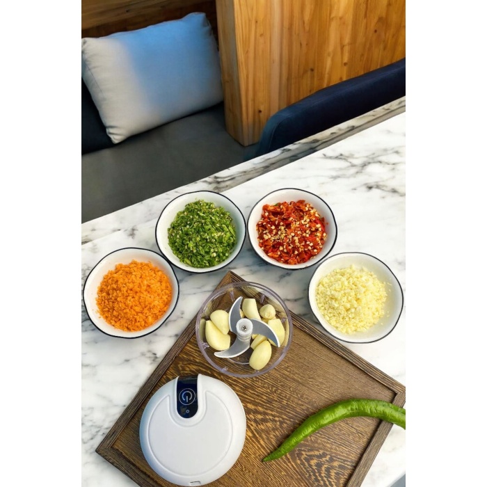 El Rondosu Mini Şarjlı Doğrayıcı Taşınabilir 250 ml