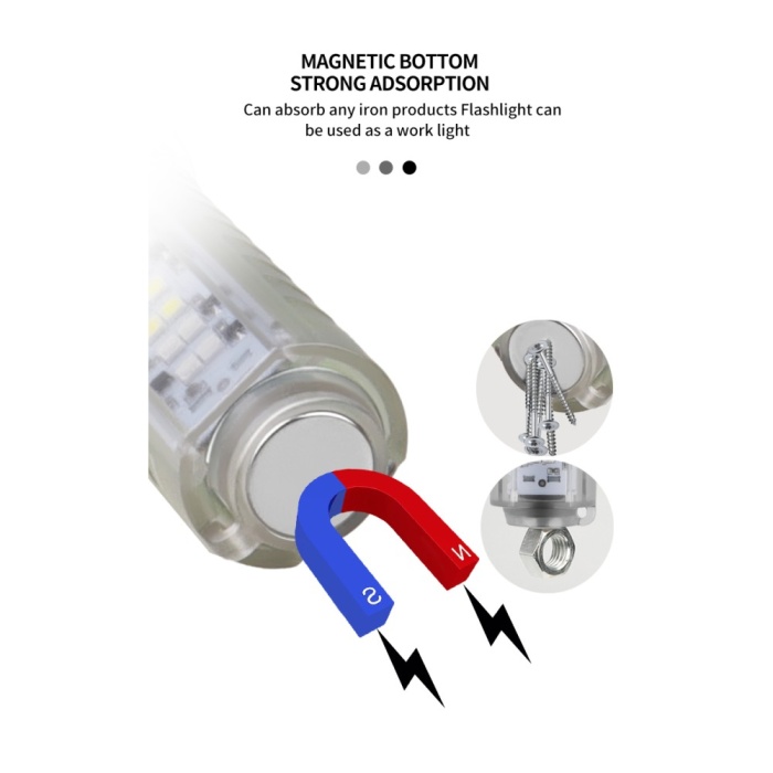 Profesyonel TG LED Güçlü 8 Modlu Type-C 1000 Lümen Şarjlı El Feneri