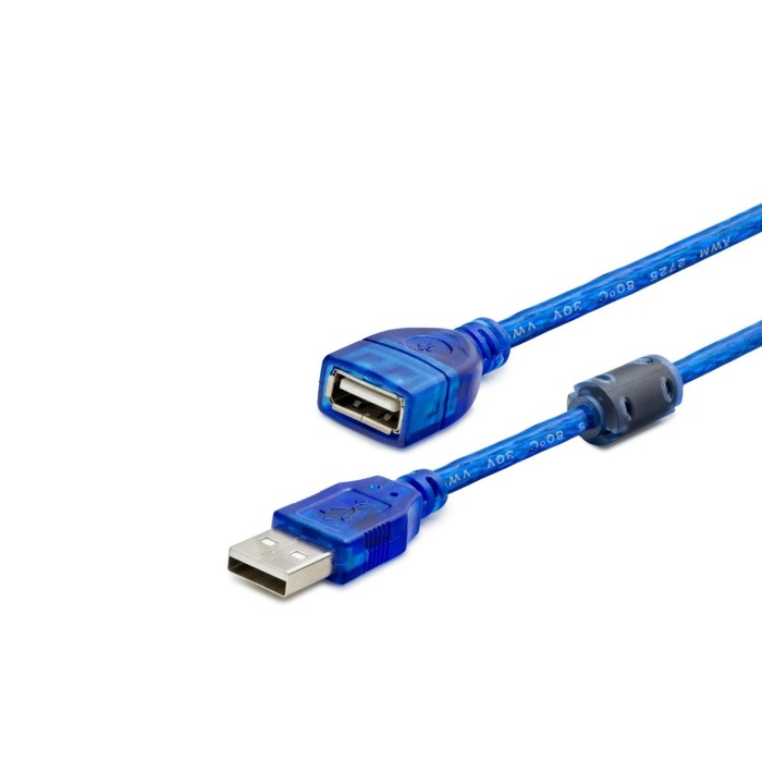 Usb To Usb F Kablo 1.5M Mavi Transparent HDX7534