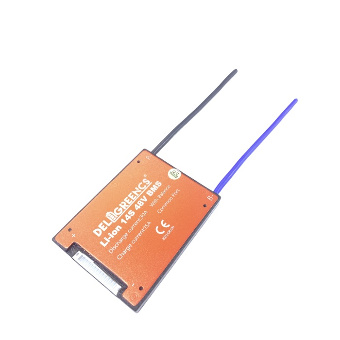 14S 30A Li-Ion Bms Karti Sensörlü Ortak Port