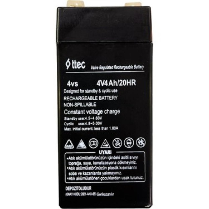 4V 4 AH Kuru Bakımsız Akü