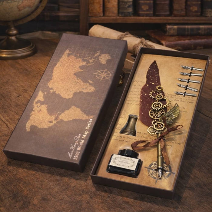 Vintage Divit Kalem Hediye Seti