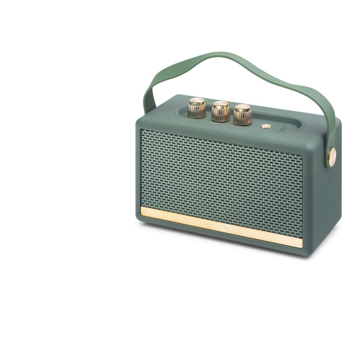 Bluetooth Nostaljik Hoparlör Fm 16.7 X 10.3 X 7.16 Cm - Yeşil HDX6002