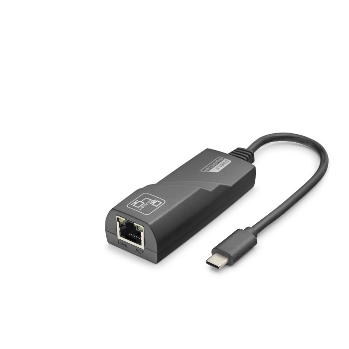 Type-C Usb 3.0 Ethernet Adaptör Gigabit - Siyah HDX7868