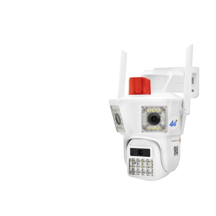 4G Speed Dome Ip Kamera 2 × 3 Mp Lens Beyaz RX-45AI