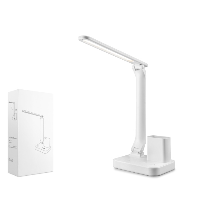 Usb Şarjlı Masa Lambası - Beyaz Q21-1