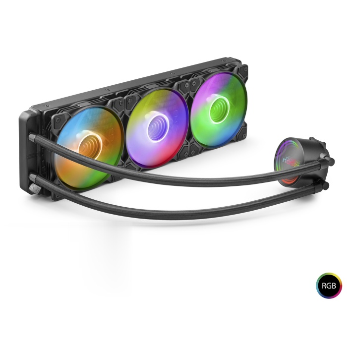 Argb Sıvı Soğutmalı İşlemci Fanı 360 Mm - Siyah ND2505