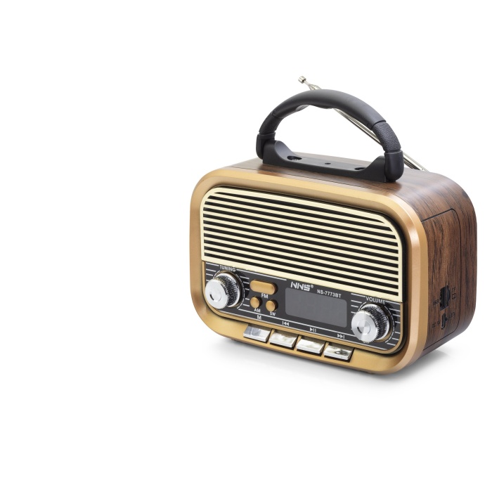 Bluetooth Nostaljik Hoparlör Fm 20 X 10.2 X 14.5 Cm NS7773BT