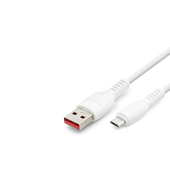 Usb Micro Usb Şarj Ve Data Kablosu 1 M - Beyaz ND1182